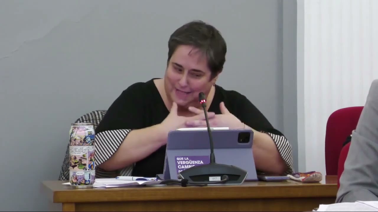 Intervención de nuestra compañera en la moción del PP sobre la nueva tasa de basuras